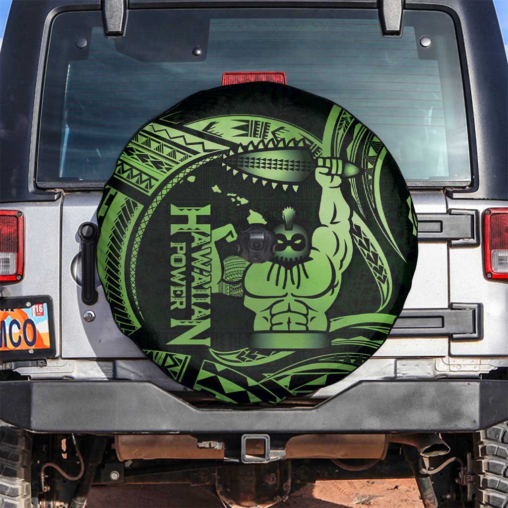 Green Hawaii Ikaika Warrior Spare Tire Cover Hawaiian Power