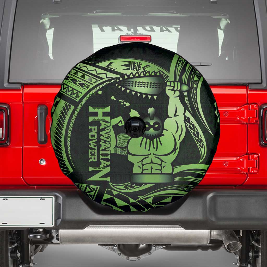 Green Hawaii Ikaika Warrior Spare Tire Cover Hawaiian Power