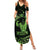 Green Hawaii Ikaika Warrior Summer Maxi Dress Hawaiian Power