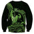 Green Hawaii Ikaika Warrior Sweatshirt Hawaiian Power