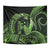 Green Hawaii Ikaika Warrior Tapestry Hawaiian Power