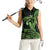 Green Hawaii Ikaika Warrior Women Sleeveless Polo Shirt Hawaiian Power