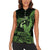 Green Hawaii Ikaika Warrior Women Sleeveless Polo Shirt Hawaiian Power