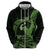 Green Hawaii Ikaika Warrior Zip Hoodie Hawaiian Power