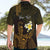 Personalised Hawaii King Kamehameha Day Hawaiian Shirt Plumeria With Kakau Pattern - Gold