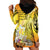 Polynesia Easter Day Hoodie Dress He Is Risen Lilium Longiflorum Polynesian Pattern