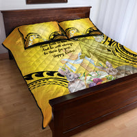 Polynesia Easter Day Quilt Bed Set He Is Risen Lilium Longiflorum Polynesian Pattern