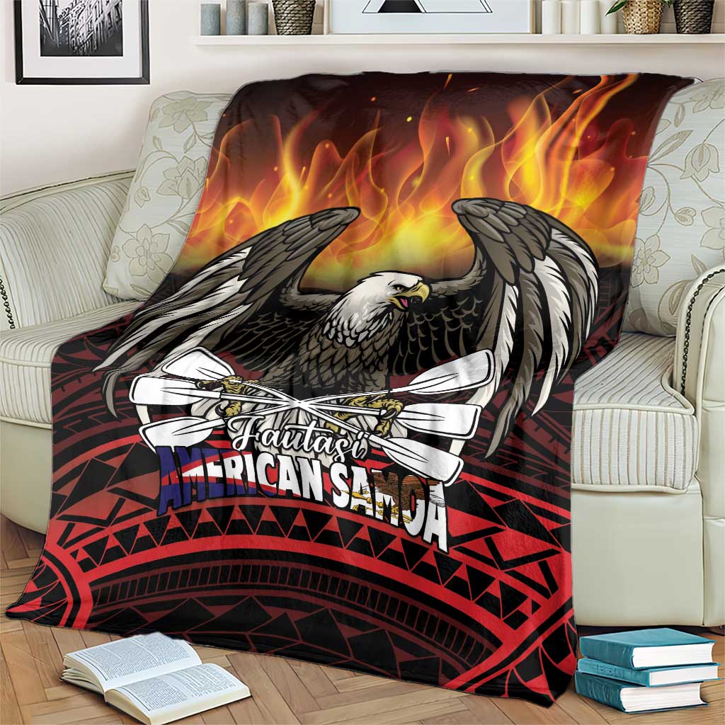 Fautasi Race Day American Samoa Blanket Bald Eagle Polynesian Tattoo