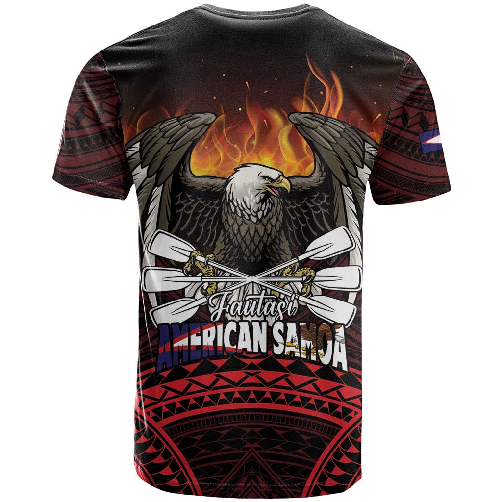 Fautasi Race Day American Samoa T Shirt Bald Eagle Polynesian Tattoo
