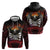 Fautasi Race Day American Samoa Zip Hoodie Bald Eagle Polynesian Tattoo