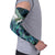 Turquoise Traditional Cloak Aotearoa Arm Sleeves Maori Paua Shell Korowai Pattern - Polynesian Pride