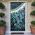 Turquoise Traditional Cloak Aotearoa Door Cover Maori Paua Shell Korowai Pattern - Polynesian Pride