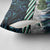 Turquoise Traditional Cloak Aotearoa Pillow Cover Maori Paua Shell Korowai Pattern - Polynesian Pride
