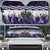 Purple Traditional Cloak Aotearoa Auto Sun Shade Maori Paua Shell Korowai Pattern - Polynesian Pride