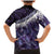 Purple Traditional Cloak Aotearoa Family Matching Mermaid Dress and Hawaiian Shirt Maori Paua Shell Korowai Pattern