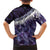 Purple Traditional Cloak Aotearoa Family Matching Short Sleeve Bodycon Dress and Hawaiian Shirt Maori Paua Shell Korowai Pattern