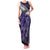 Purple Traditional Cloak Aotearoa Family Matching Tank Maxi Dress and Hawaiian Shirt Maori Paua Shell Korowai Pattern