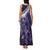 Purple Traditional Cloak Aotearoa Family Matching Tank Maxi Dress and Hawaiian Shirt Maori Paua Shell Korowai Pattern