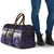 Purple Traditional Cloak Aotearoa Travel Bag Maori Paua Shell Korowai Pattern - Polynesian Pride