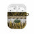 Yellow Traditional Cloak Aotearoa AirPods Case Maori Paua Shell Korowai Pattern - Polynesian Pride