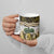 Yellow Traditional Cloak Aotearoa Ceramic Mug Maori Paua Shell Korowai Pattern - Polynesian Pride