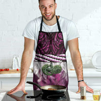 Pink Traditional Cloak Aotearoa Apron Maori Paua Shell Korowai Pattern - Polynesian Pride