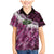 Pink Traditional Cloak Aotearoa Family Matching Mermaid Dress and Hawaiian Shirt Maori Paua Shell Korowai Pattern