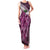 Pink Traditional Cloak Aotearoa Family Matching Tank Maxi Dress and Hawaiian Shirt Maori Paua Shell Korowai Pattern