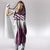 Pink Traditional Cloak Aotearoa Hooded Blanket Maori Paua Shell Korowai Pattern
