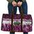 Pink Traditional Cloak Aotearoa Travel Bag Maori Paua Shell Korowai Pattern - Polynesian Pride