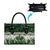 Green Traditional Cloak Aotearoa Leather Bag Maori Paua Shell Korowai Pattern - Polynesian Pride