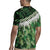Green Traditional Cloak Aotearoa Rugby Jersey Maori Paua Shell Korowai Pattern
