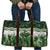 Green Traditional Cloak Aotearoa Travel Bag Maori Paua Shell Korowai Pattern - Polynesian Pride