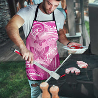 Polynesia Breast Cancer Awareness Apron Think Pink Ribbon Polynesian Butterflies