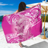 Polynesia Breast Cancer Awareness Sarong Think Pink Ribbon Polynesian Butterflies