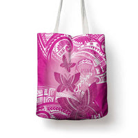 Polynesia Breast Cancer Awareness Tote Bag Think Pink Ribbon Polynesian Butterflies