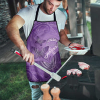 Polynesia Lupus Awareness Month Apron Warrior Purple Ribbon Polynesian Butterflies
