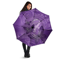 Polynesia Lupus Awareness Month Umbrella Warrior Purple Ribbon Polynesian Butterflies