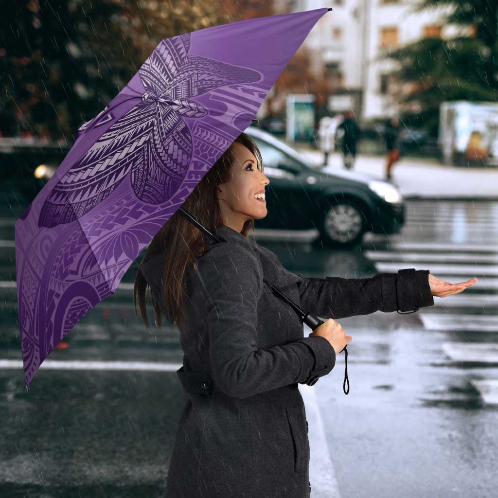Polynesia Lupus Awareness Month Umbrella Warrior Purple Ribbon Polynesian Butterflies