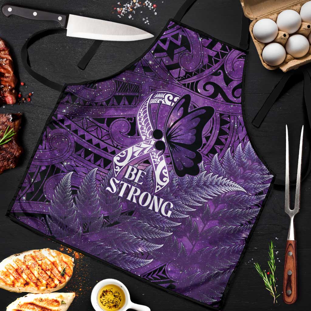 Lupus Awareness Month New Zealand Apron Be Strong Warrior Maori Silver Fern