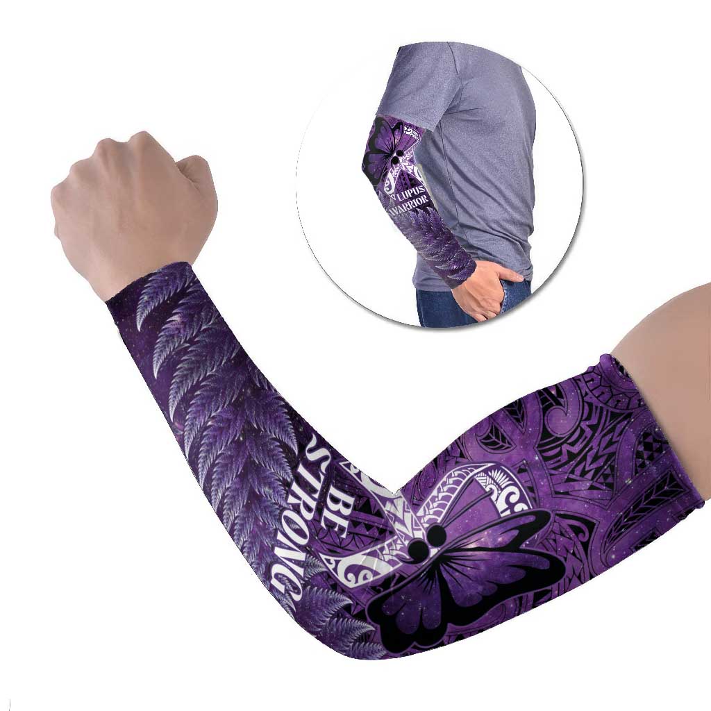 Lupus Awareness Month New Zealand Arm Sleeves Be Strong Warrior Maori Silver Fern