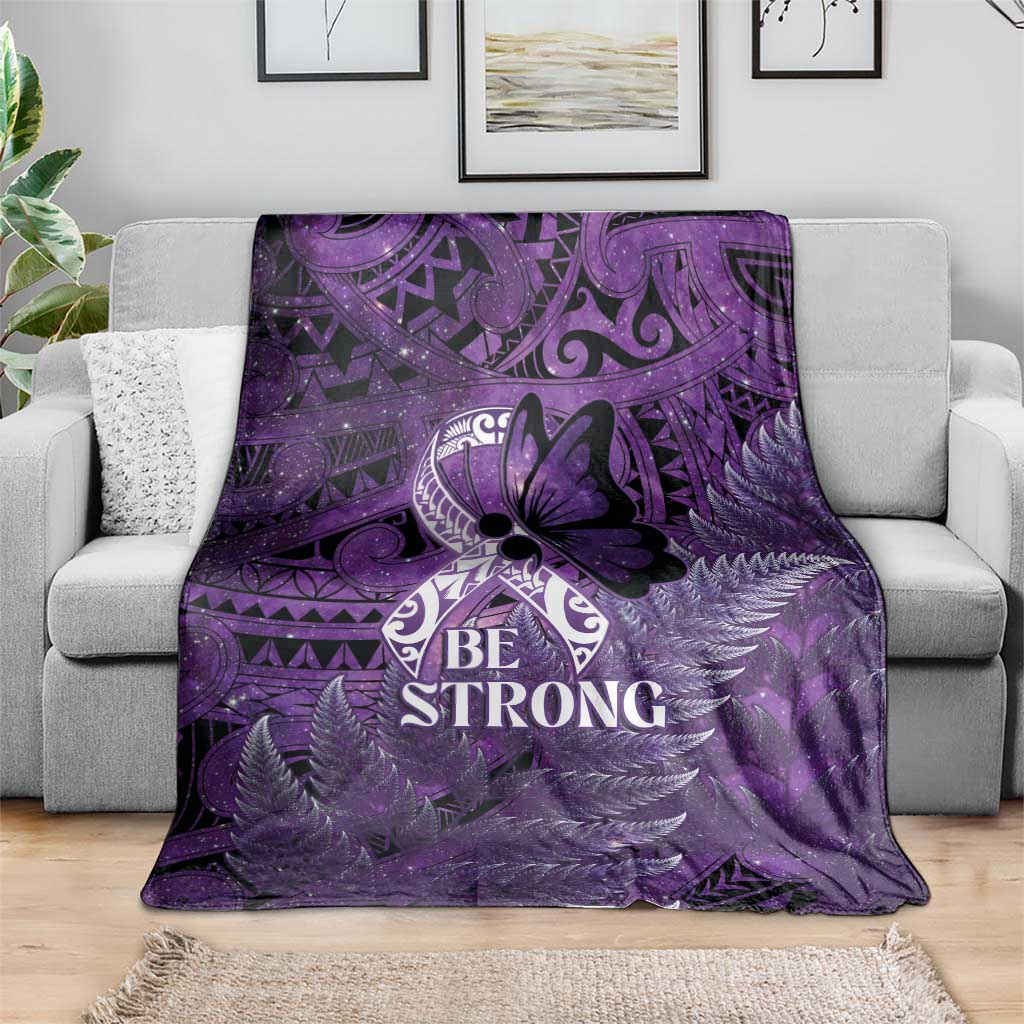 Lupus Awareness Month New Zealand Blanket Be Strong Warrior Maori Silver Fern