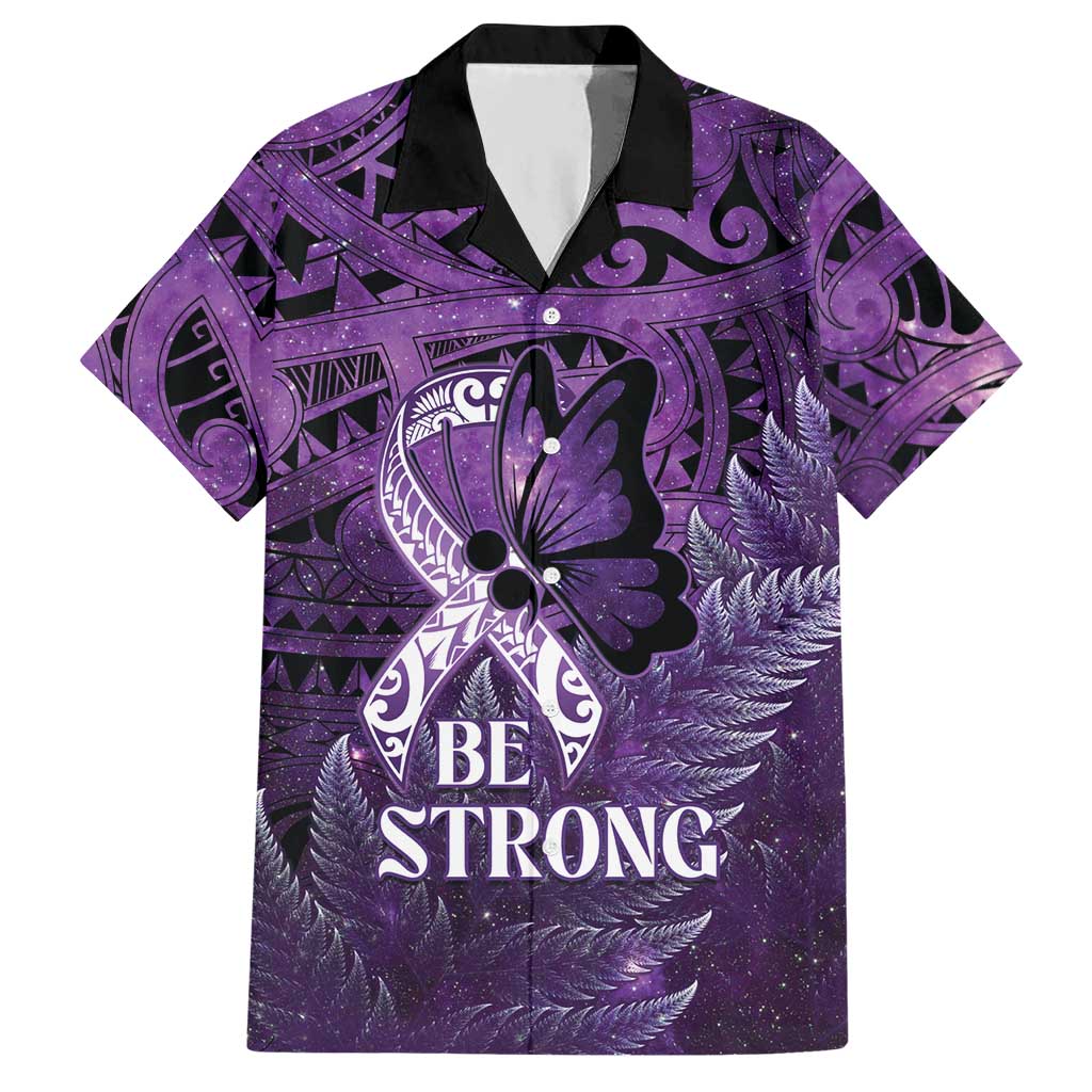 Lupus Awareness Month New Zealand Hawaiian Shirt Be Strong Warrior Maori Silver Fern