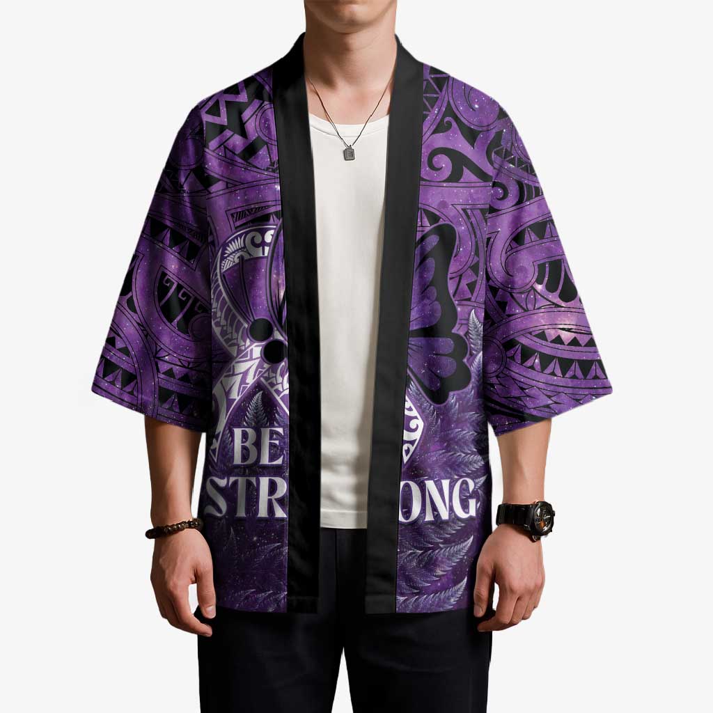 Lupus Awareness Month New Zealand Kimono Be Strong Warrior Maori Silver Fern