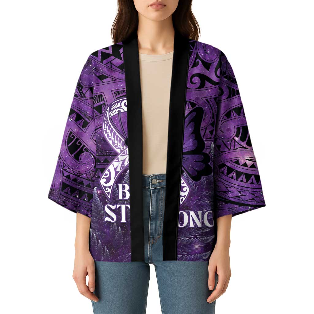 Lupus Awareness Month New Zealand Kimono Be Strong Warrior Maori Silver Fern
