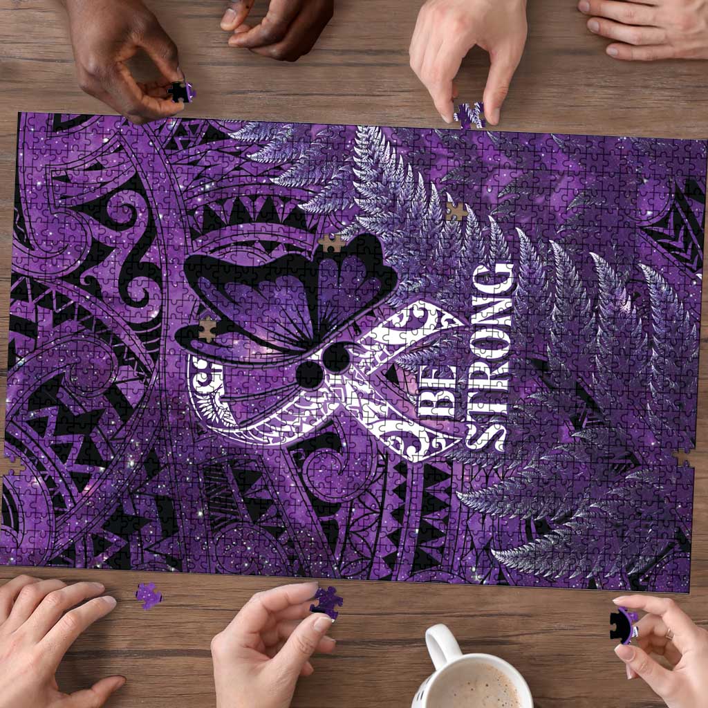 Lupus Awareness Month New Zealand Puzzle Be Strong Warrior Maori Silver Fern