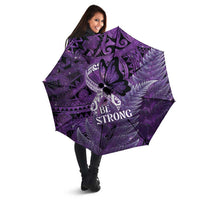 Lupus Awareness Month New Zealand Umbrella Be Strong Warrior Maori Silver Fern