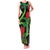 New Zealand Gecko Family Matching Tank Maxi Dress and Hawaiian Shirt Aotearoa Maori With Pohutukawa Flowers