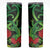 New Zealand Gecko Skinny Tumbler Aotearoa Maori With Pohutukawa Flowers