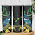 New Zealand Tui Bird Skinny Tumbler Aotearoa Maori With Kowhai Flowers